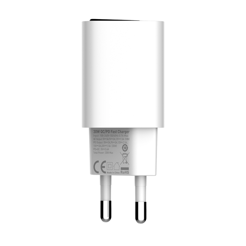 C103 Fast  Charger 20W  PD/QC3.0 WHITE